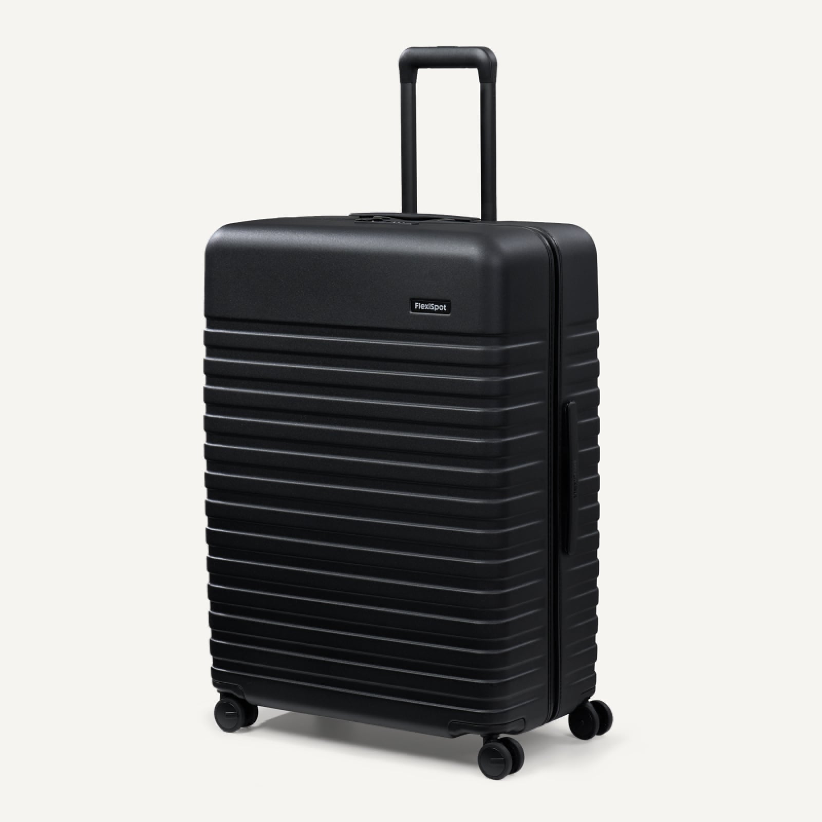 FlexiSpot PC Hardside Expandable Luggage With Spinner Wheels, Black, 28-Inch_voghion.com